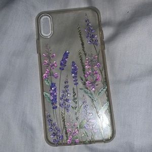 Lavender printed case